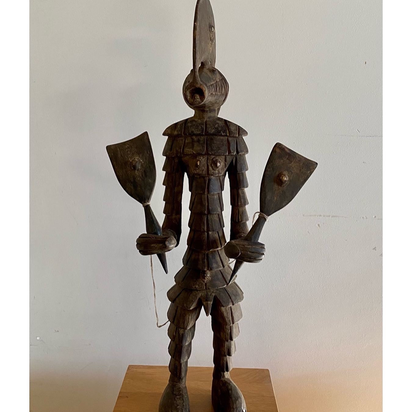 Fétiche Koro sculpture en bois en provenance du Mali