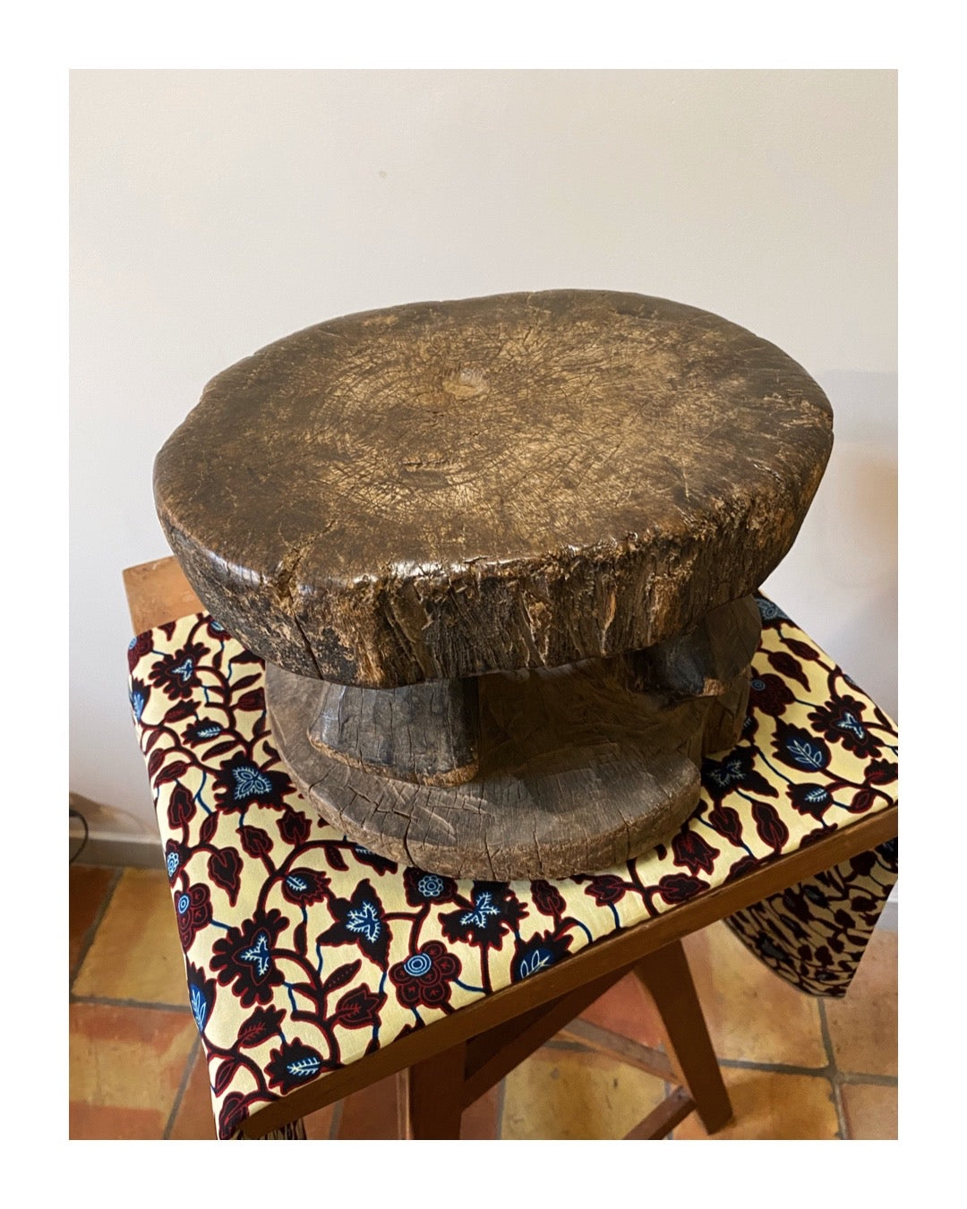 Tabouret Dogon ancien PM du Mali