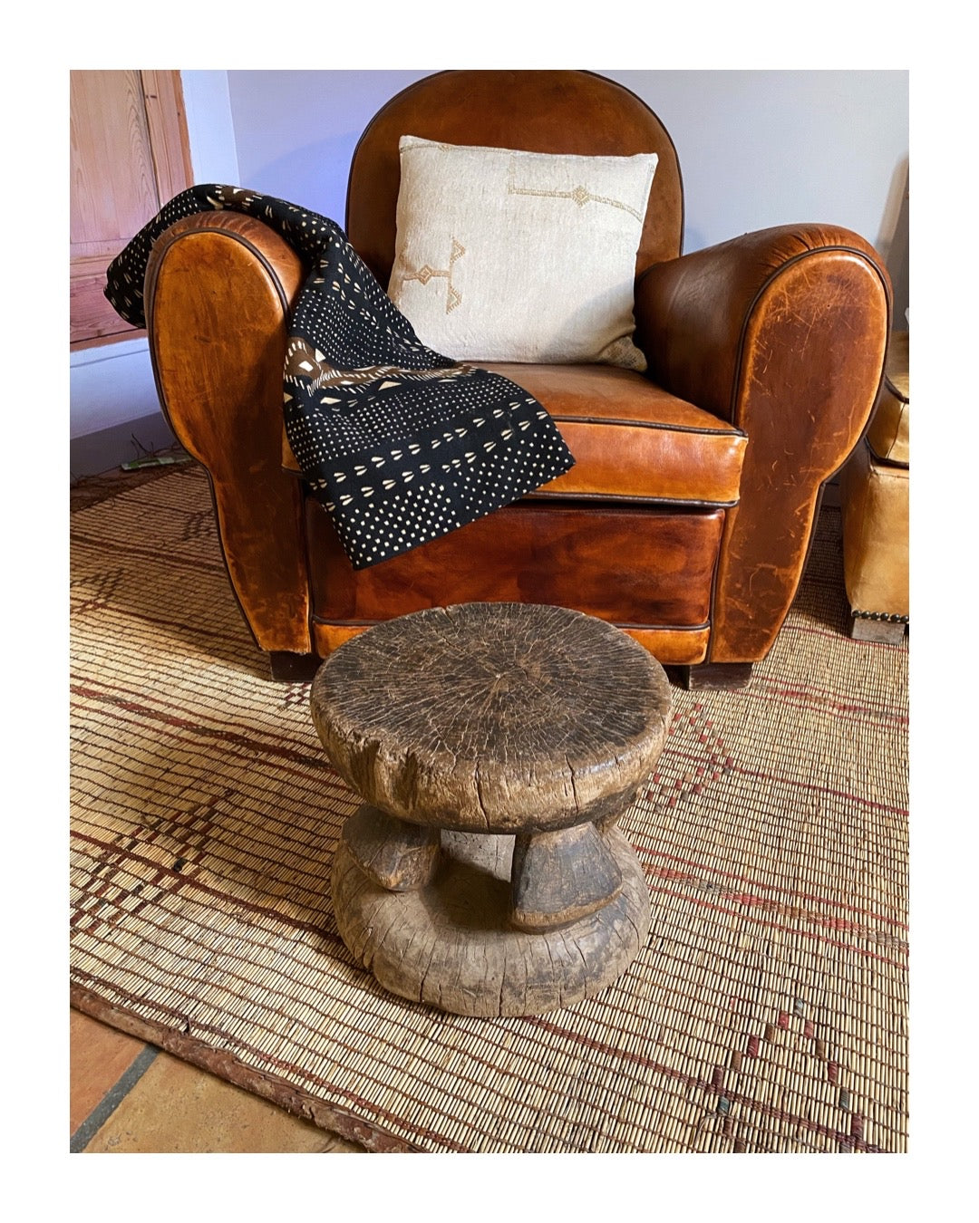 Tabouret Dogon ancien provenance Mali